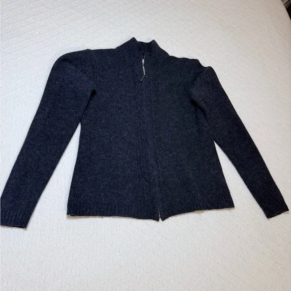 S Columbia Merino wool Dark Gray Turtleneck Sweater - Picture 3 of 14